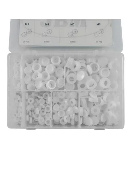 53370 Estuche De Pasacables De Goma190Pcs M2,3,4,5,6,8, 10 JBM