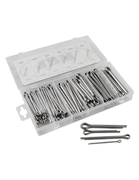 53372 Estuche De Pasadores De Aletas Inox144Pcs JBM