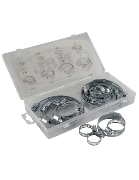 53378 Surtido De Abrazaderas De Tubo 20 Piezas JBM