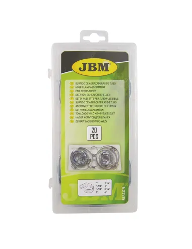 53378 Surtido De Abrazaderas De Tubo 20 Piezas JBM