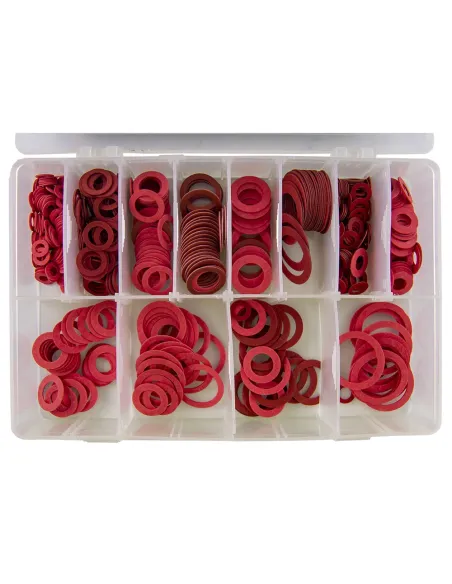 53381 Surtido De Arandelas De Fibra 600 Piezas JBM