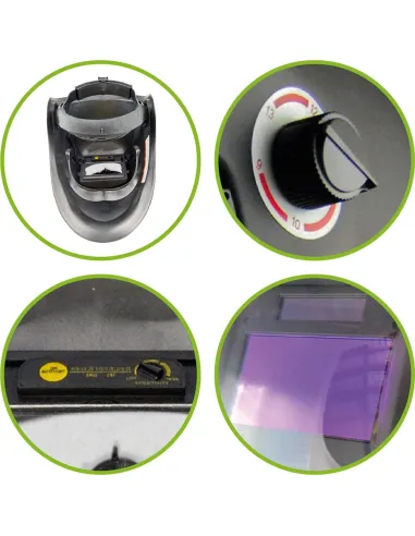 53414 Casco Para Soldadura Con Regulador Manual...