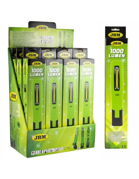 53467 Portátil De Taller Con Base Imantada Articulada 1000Lm JBM