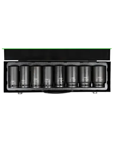 53470 Set De 8 Vasos De Impacto Largos Hex. De...