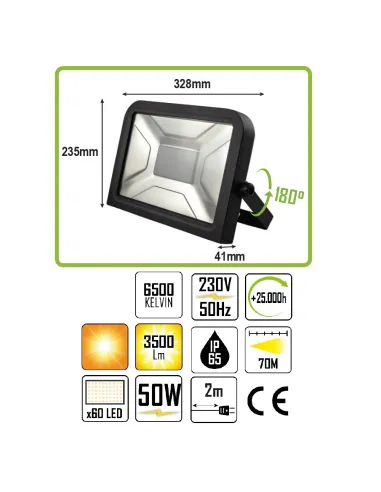 53505 Foco Led De 50W JBM