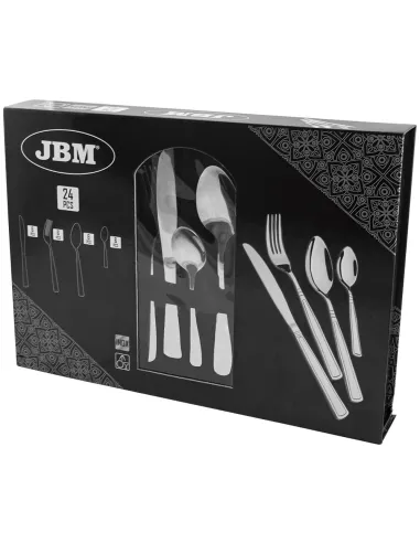 53512 Cubertería 24Uds JBM