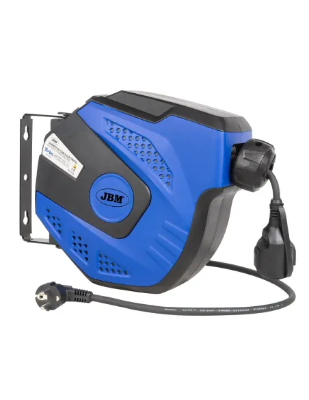 53526 Carrete De Cable Eléctrico 12M - Azul JBM