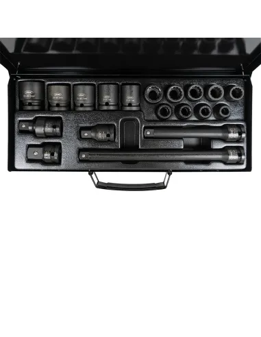53531 Set De 19 Piezas De Impacto De 1/2" Con...