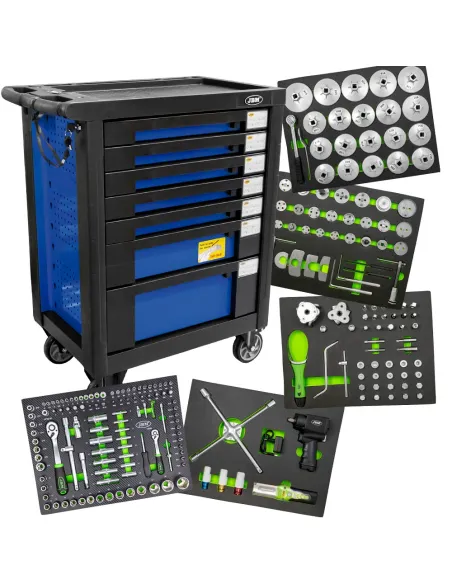 53557 Carro De Herramientas Especial Mantenimiento VehãCulo - Azu JBM