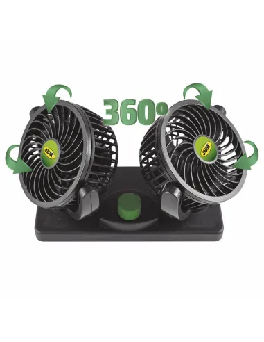 53600 Ventilador De Coche Doble 4" - 12V JBM