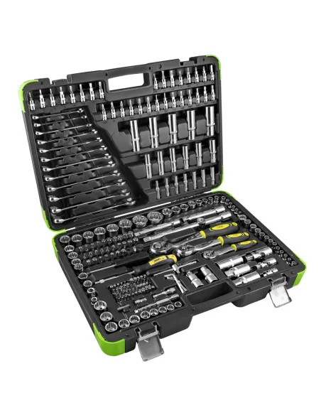 53619 Estuche De Herramientas De 216 Piezas Con Vasos De 12 Cantos JBM