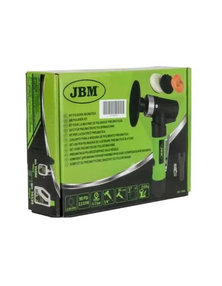 53646 Kit Pulidora neumática De 3" JBM