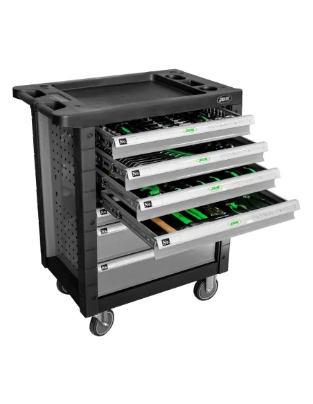 53661 Carro De Herramientas 7 Cajones Gris JBM