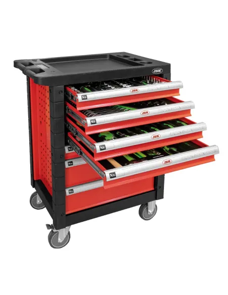 53686 Carro De Herramientas 7 Cajones - Rojo JBM