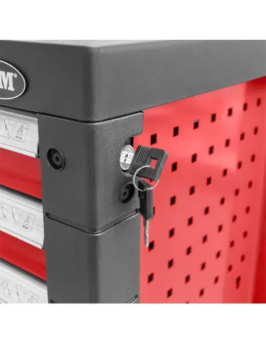 53686 Carro De Herramientas 7 Cajones - Rojo JBM