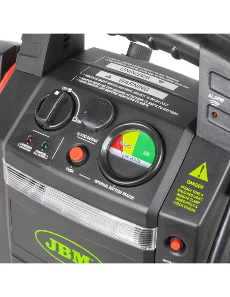 Arrancador de Vehículos 53688 12V/24V | Booster de Arranque Profesional JBM 53688