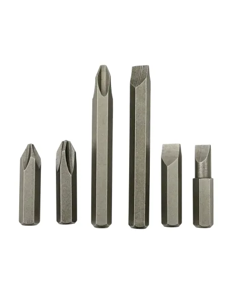 Estuche Metálico con Destornillador de Impacto de 1/2” y Juego de 6 Puntas JBM 53694