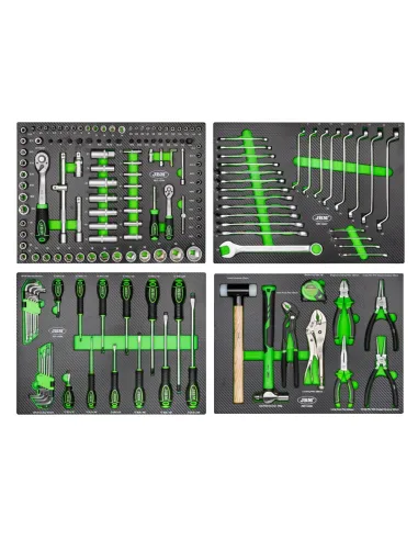 53708 Set De 4 MóDulos Eva Carbono Para Carro...