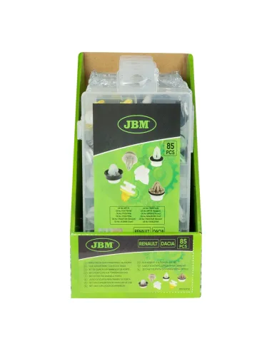 53710 Estuche De Clips Renault Dacia 85 Pcs...