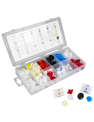 53711 Estuche De Clips Renault Dacia 90 Pcs...