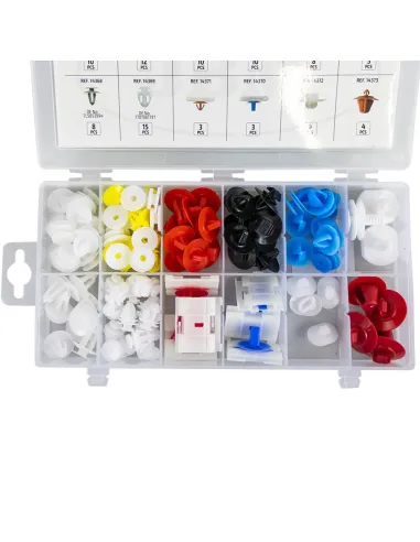 53711 Estuche De Clips Renault Dacia 90 Pcs...