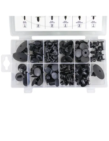 53712 Estuche De Clips Renault Dacia 109 Pcs Para Tapicería JBM