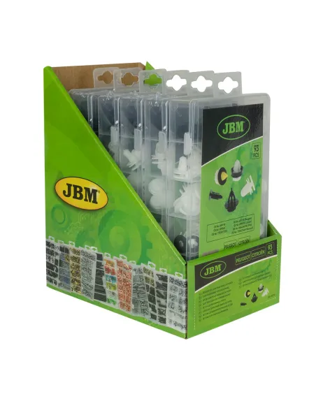 53713 Estuche De Clips Peugeot/Citroã‹n 93 Pcs Para Panel De Puert JBM