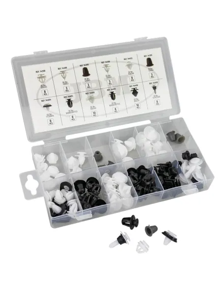 53714 Estuche De Clips Peugeot/Citroã‹n 80 Pcs Para Moldura JBM