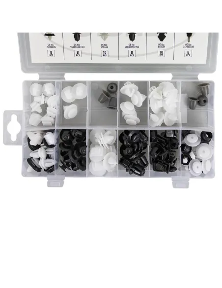 53714 Estuche De Clips Peugeot/Citroã‹n 80 Pcs Para Moldura JBM
