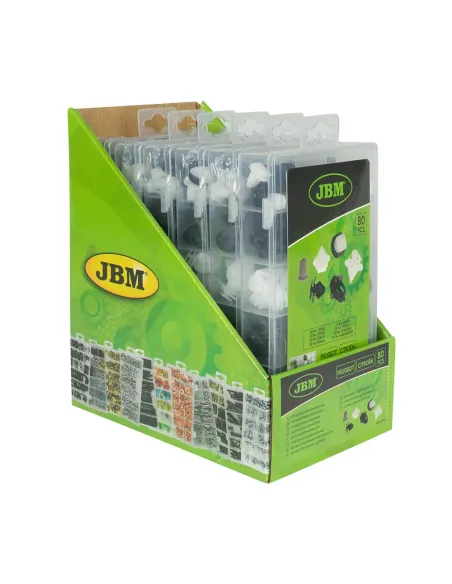 53714 Estuche De Clips Peugeot/Citroã‹n 80 Pcs Para Moldura JBM