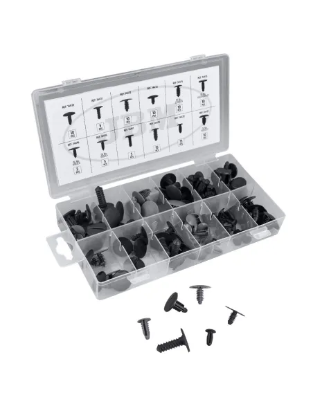 53715 Estuche De Clips Peugeot/Citroã‹n 110 Pcs Para Tapicería JBM
