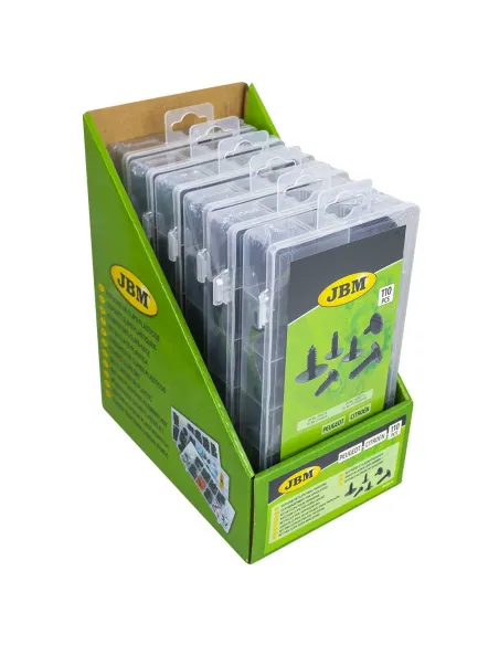 53715 Estuche De Clips Peugeot/Citroã‹n 110 Pcs Para Tapicería JBM
