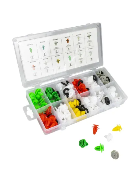 53717 Estuche De Clips Mercedes-Benz 96 Pcs Para Panel De Puerta/M JBM