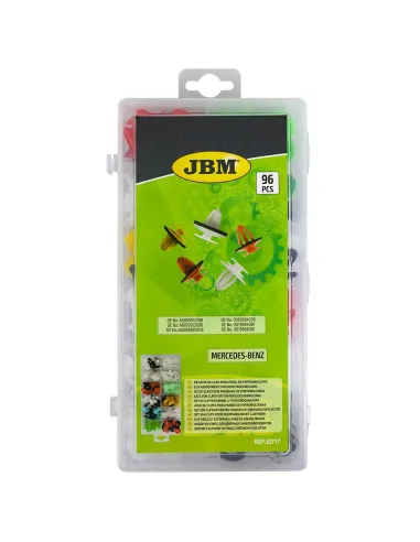 53717 Estuche De Clips Mercedes-Benz 96 Pcs...