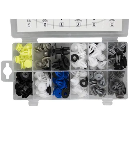 53719 Estuche De Clips Bmw Mini 92 Pcs Para Panel De Puerta/Moldur JBM