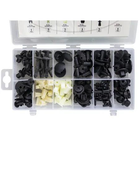 53720 Estuche De Clips Bmw Mini 112 Pcs Para Tapicería JBM