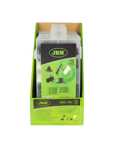 53720 Estuche De Clips Bmw Mini 112 Pcs Para...