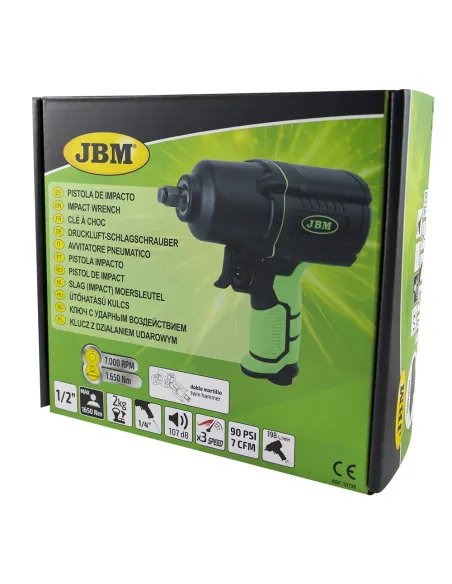 53726 Pistola De Impacto 1/2" 1650nm JBM