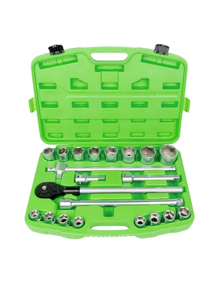 53727 Estuche De Herramientas Con 21 Piezas Autocle 3/4" 6 Cantos JBM