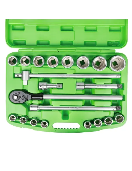 53727 Estuche De Herramientas Con 21 Piezas Autocle 3/4" 6 Cantos JBM