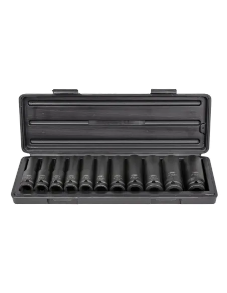53744 Set De 11 Vasos De Impacto 12 Cantos 1/2" Largos JBM
