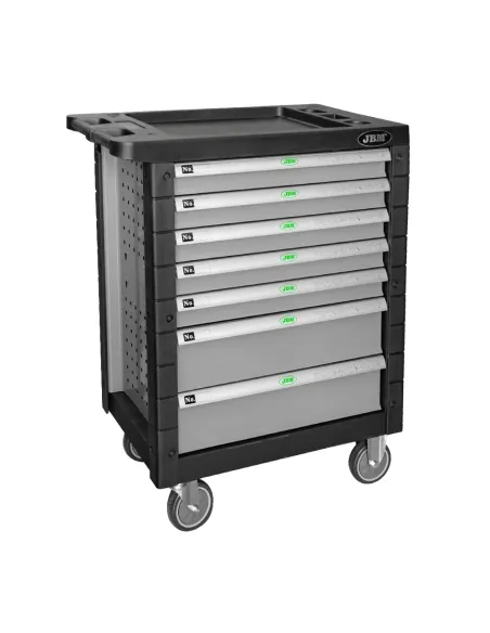 53761 Carro De Herramientas 7 Cajones Gris - VacãO JBM