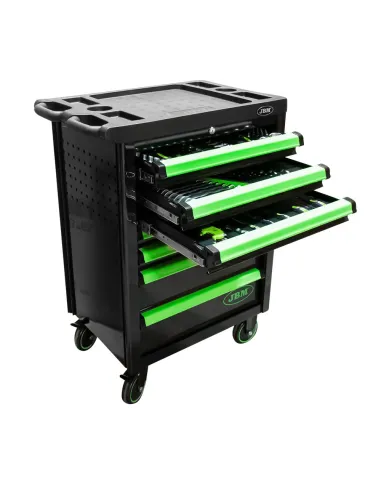 53763 Carro De Herramientas 7 Cajones Verde JBM