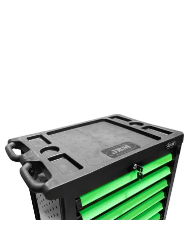 53763 Carro De Herramientas 7 Cajones Verde JBM