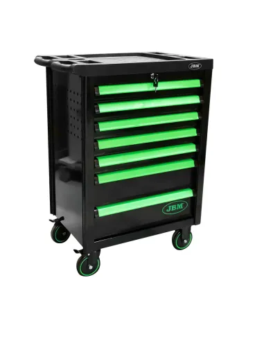 53764 Carro De Herramientas 7 Cajones Verde JBM