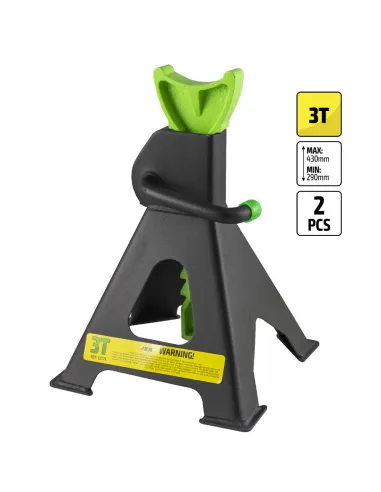 53779 Juego De 2 Caballetes 3 Ton JBM