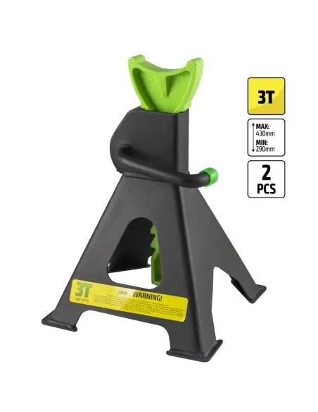 53779 Juego De 2 Caballetes 3 Ton JBM