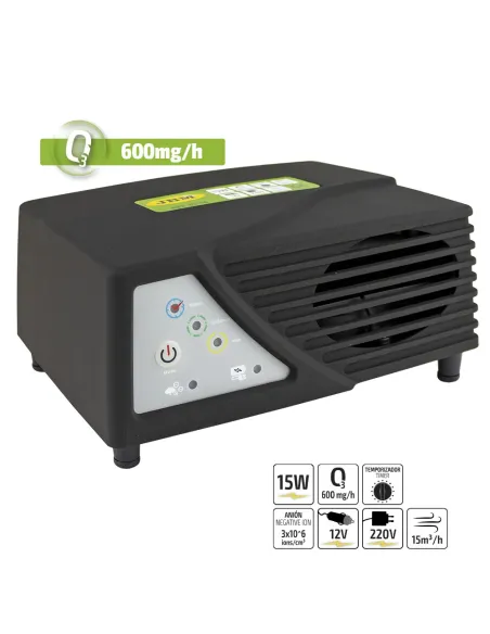 53796 Generador De Ozono Portátil 600 Mg/H12V/220V JBM