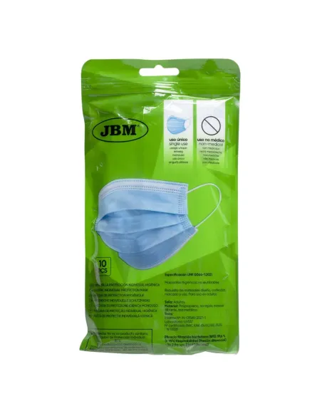 53797 Mascarilla Protección Individual Higienica De Un Solo Uso JBM