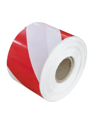 53811 Cinta De Balizamiento Blanca  / Roja -...